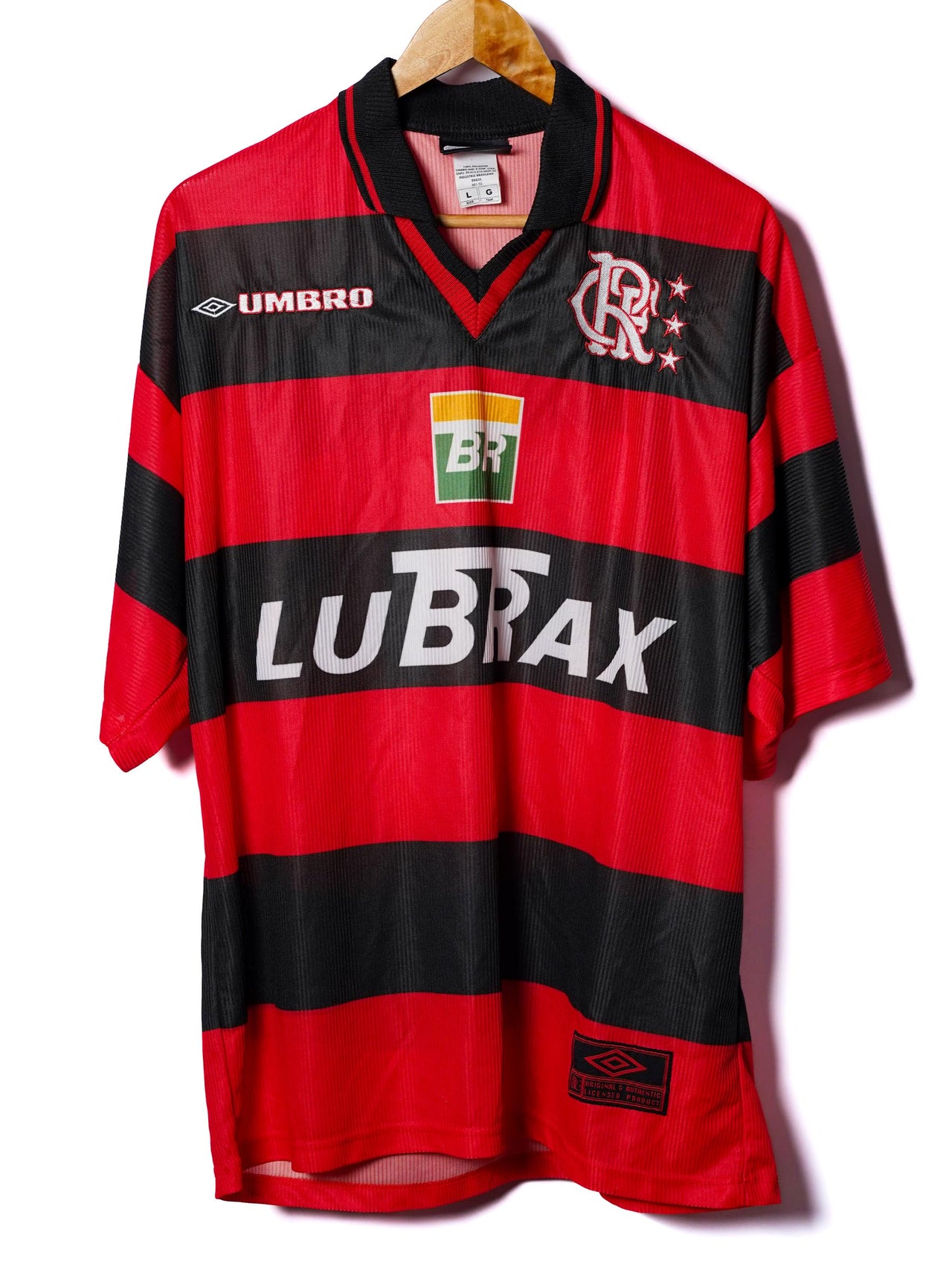 Flamengo Home Shirt 1999/00 #10 (L)