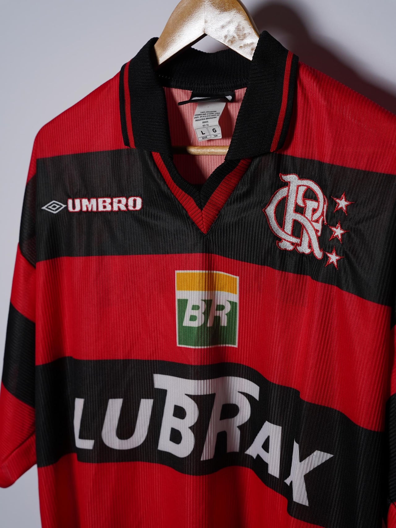 Flamengo Home Shirt 1999/00 #10 (L)