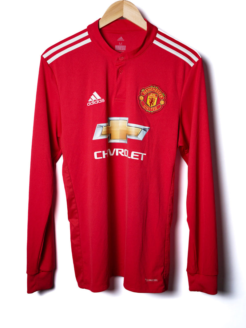 Man United Home Shirt L/S 2017/18 Ibrahimovic #9 (M)