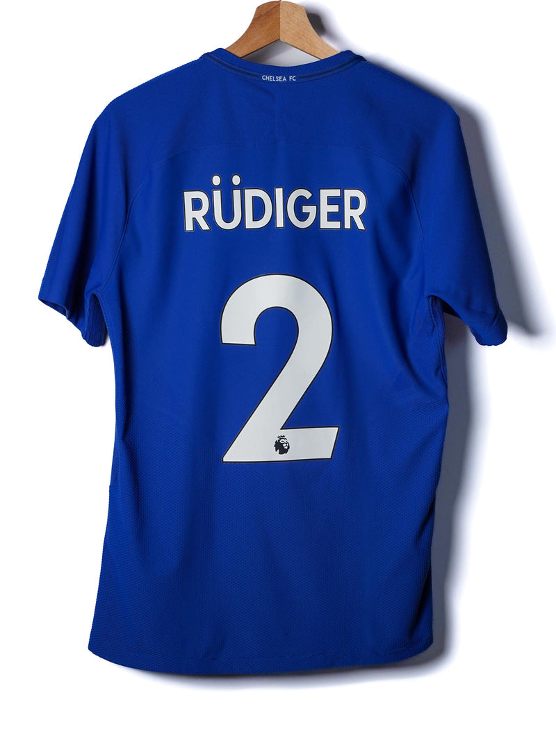 Chelsea Home Shirt 2017/18 Rüdiger #2 Player Issue (S)