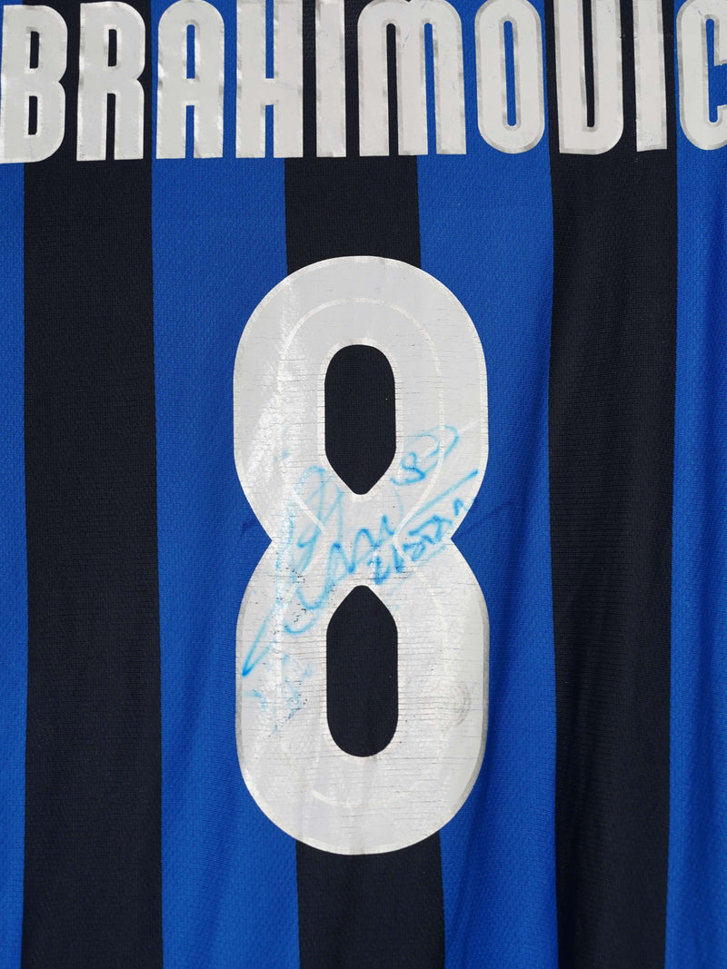 Inter Milan Home Shirt 2007/8 Signed Ibrahimovic #8 BNWT (XL)