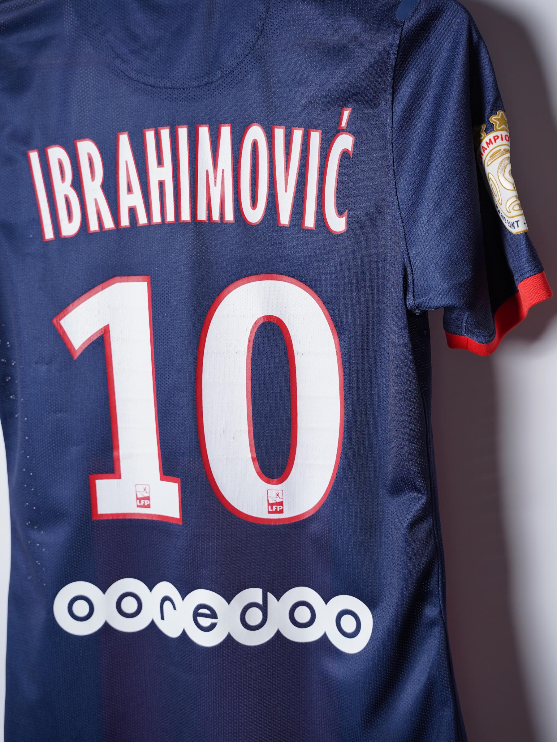 PSG Home Shirt 2013/14 Player Issue Ibrahimovic #10 (S