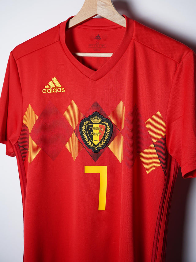 Belgium Home Shirt 2018/19 De Bruyne #7 (S)