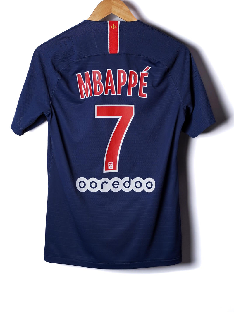 PSG Home Shirt Vaporknit 2018/19 Mbappe #7 (S)