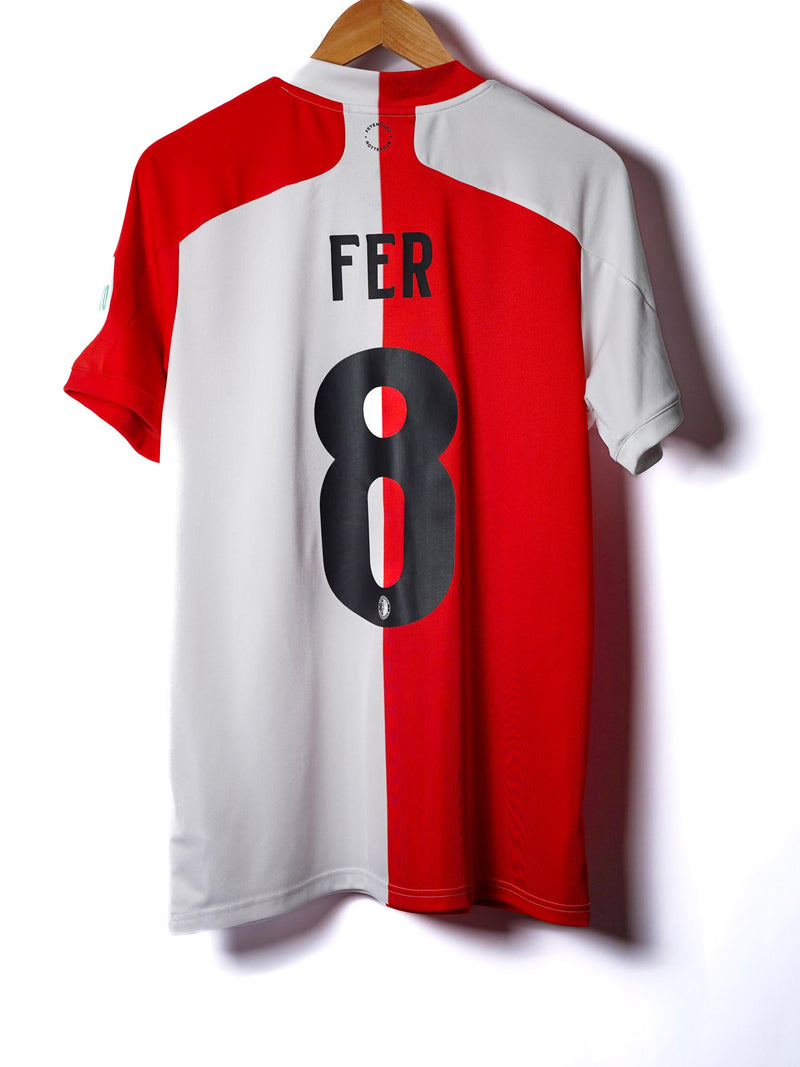 Feyenoord Home Shirt 2020/21 Matchworn Fer #8 (L)