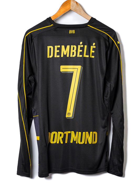 Borussia Dortmund Away Shirt 2016/17 L/S Dembélé #7 (M)