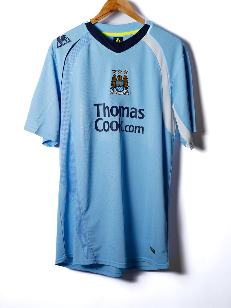 Man City Home Shirt 2008/9 Micah Richards #2 (XL)