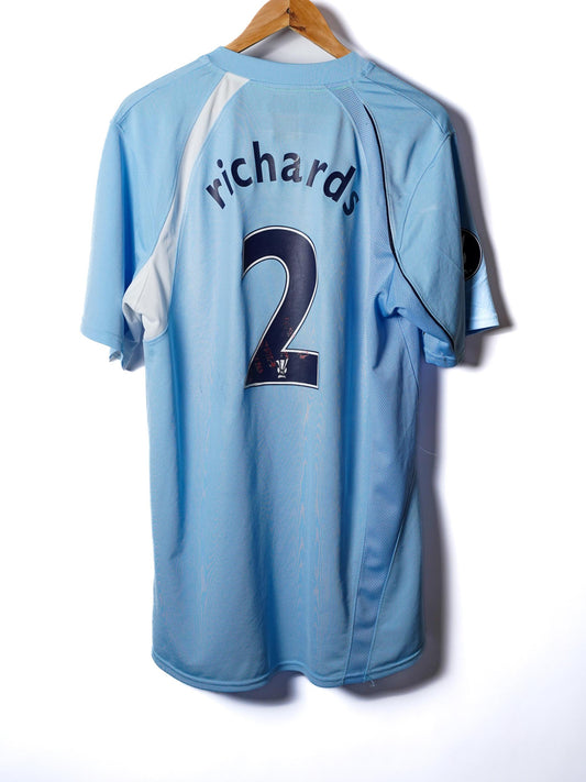 Man City Home Shirt 2008/9 Micah Richards #2 (XL)