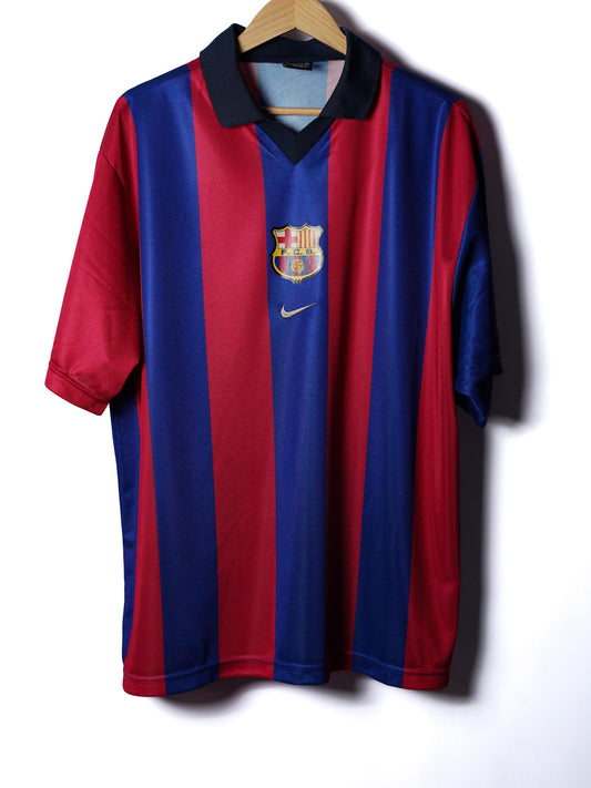 FC Barcelona Home Shirt 2000/01 (XL)