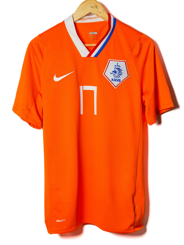 Netherlands Home Shirt 2008/10 De Jong #17 (M)