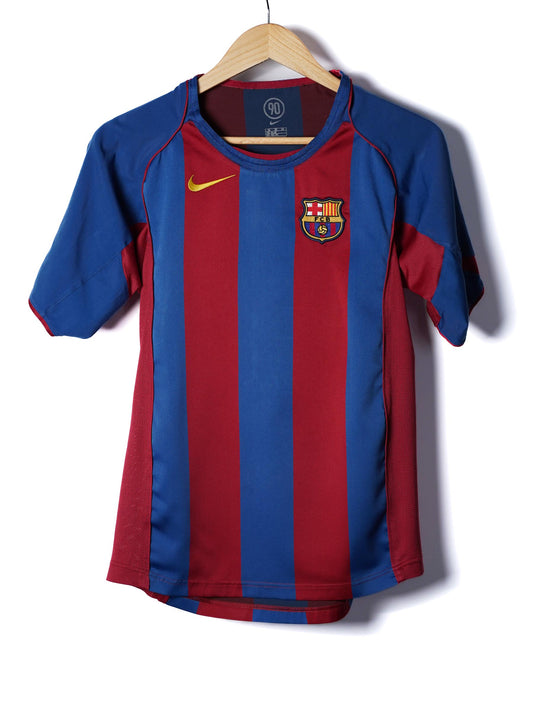 FC Barcelona Home Shirt 2004/5 (XL Kids)