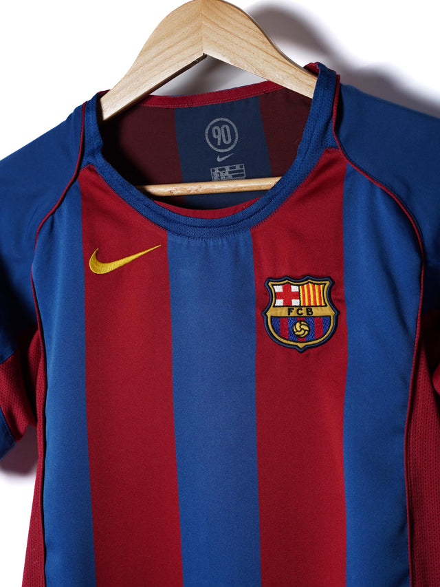 FC Barcelona Home Shirt 2004/5 (XL Kids)