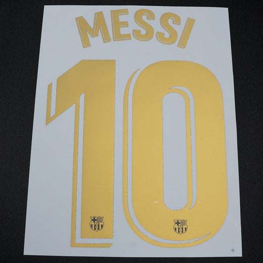 2020/21 FC Barcelona Away Name Set Messi #10 (Repro)