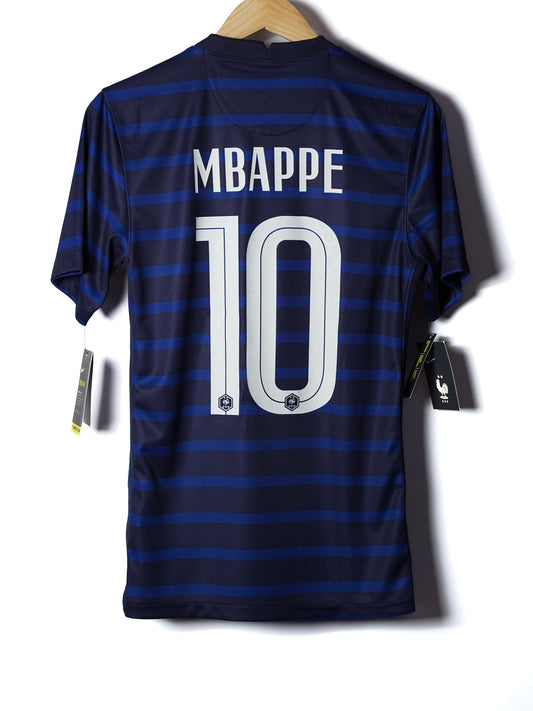 France Home Shirt 2020/21 Mbappe #10 BNWT (XS)