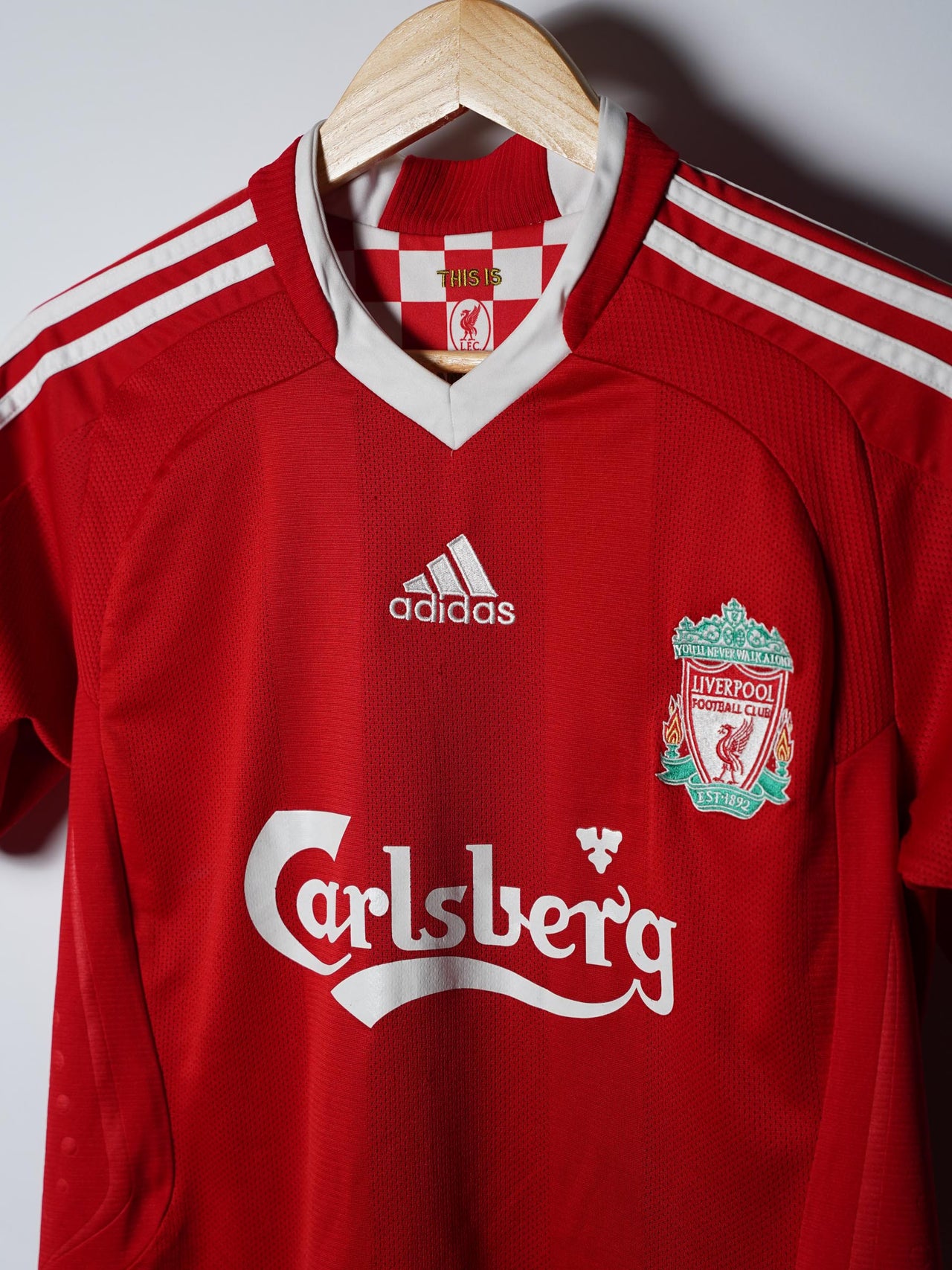 Liverpool Home Shirt 2008/10 (L Kids)