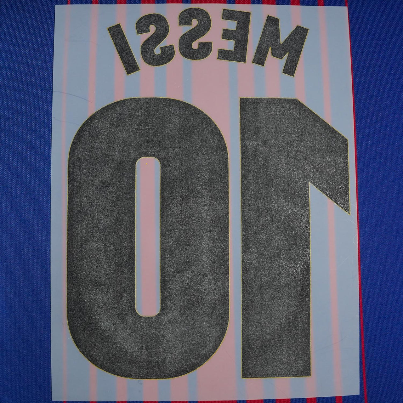 2017/18 FC Barcelona Home Name Set Messi #10 (Repro)