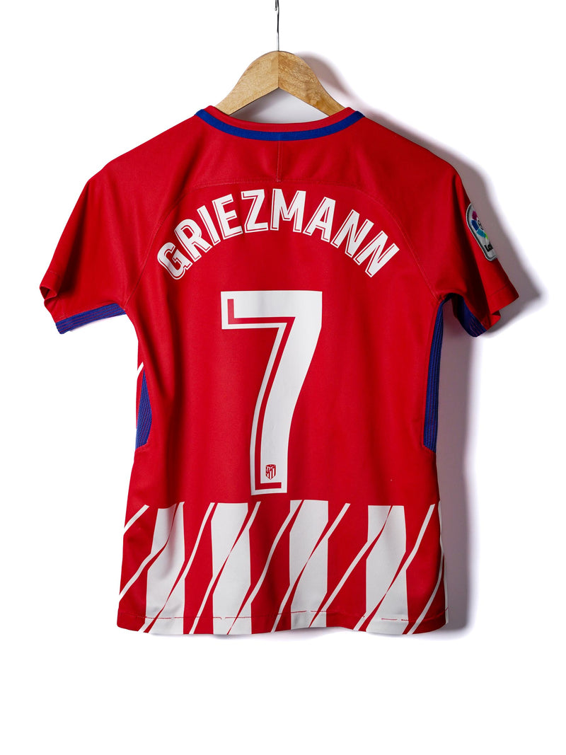 Atletico Madrid Home Shirt 2017/18 Griezmann #7 (L Kids)