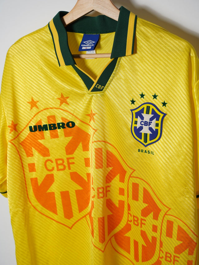 Brazil Home Shirt 1996/97 (L)