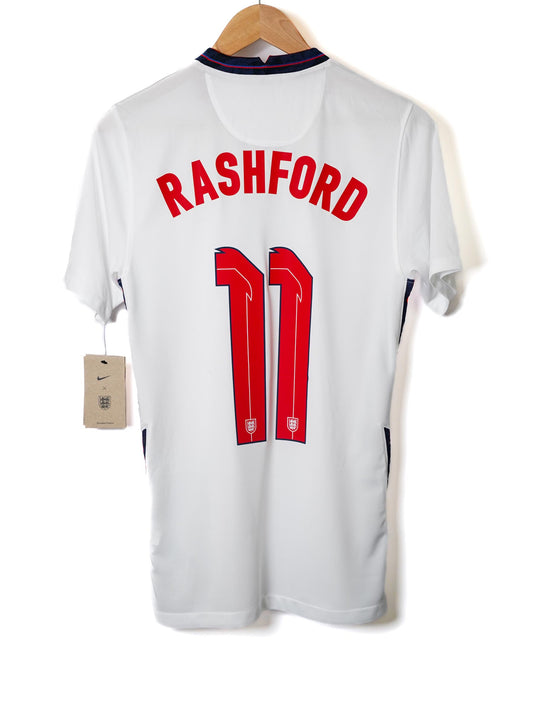 England Home Shirt 2020 Rashford #11 BNWT (XS)