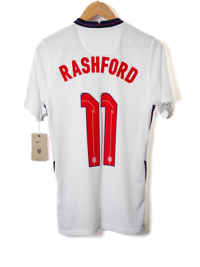 England Home Shirt 2020/21 Rashford #11 BNWT (XS)