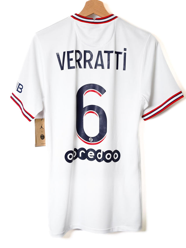 PSG Fourth Shirt 2021/22 Verratti #6 BNWT (XS)