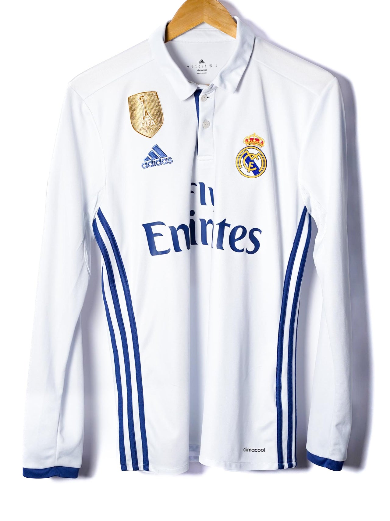 Real Madrid Home Shirt L/S 2016/17 Modric #19 (S)