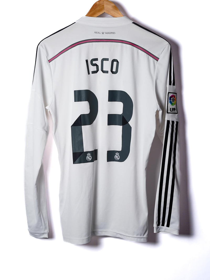 Real Madrid Home Shirt 2014/15 L/S Isco #23 (M)