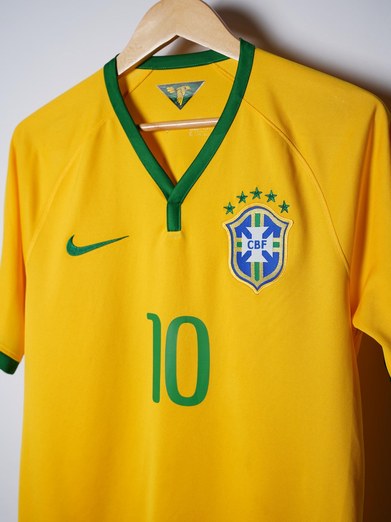 Brazil Home Shirt 2014/15 Neymar JR #10 (M)