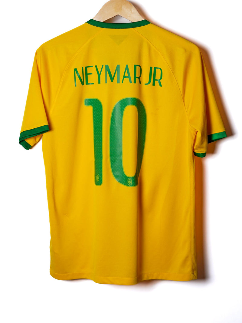 Brazil Home Shirt 2014/15 Neymar JR #10 (M)