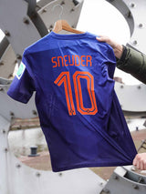 2014/15 Países Bajos Sneijder #10 Camiseta Visitante Firmada con Prueba en Vídeo (M) Nike