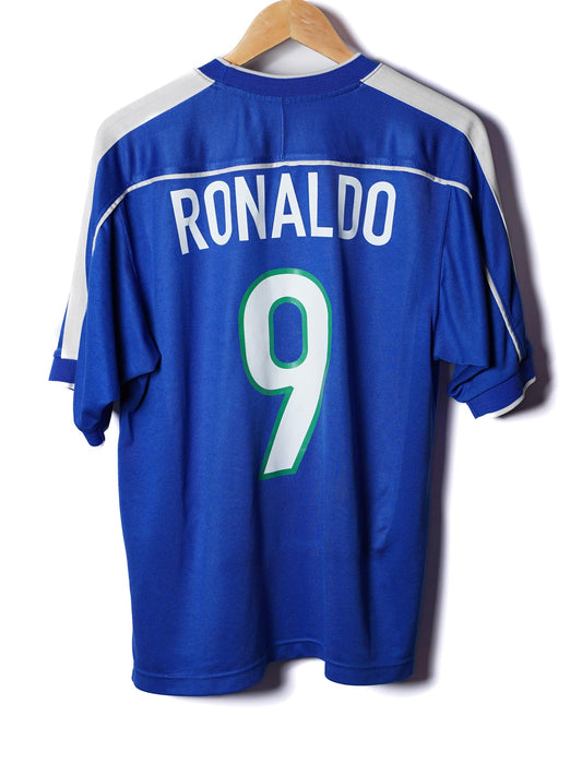 Brazil Away Shirt 1998/99 Ronaldo #9 (M)