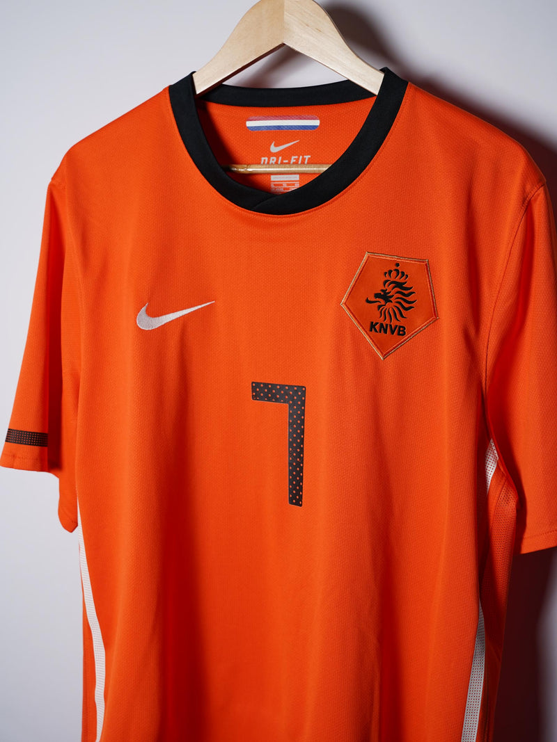 Netherlands Home Shirt 2010/11 Kuyt #7 (XL)