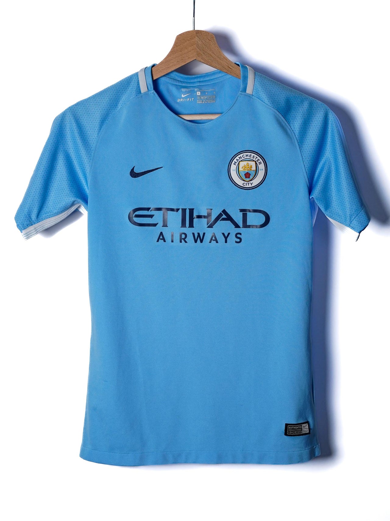 Manchester City Home Shirt 2017/18 Agüero #10 (L Kids)