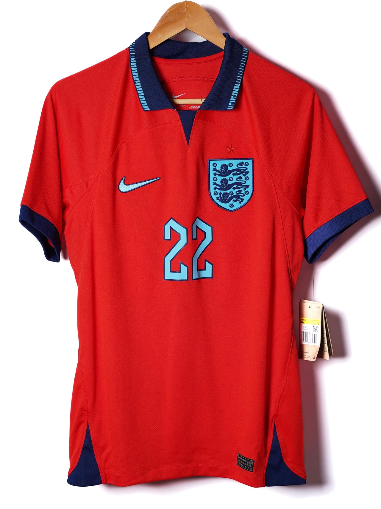 England Away Shirt 2022/23 BNWT Bellingham #22 (S)