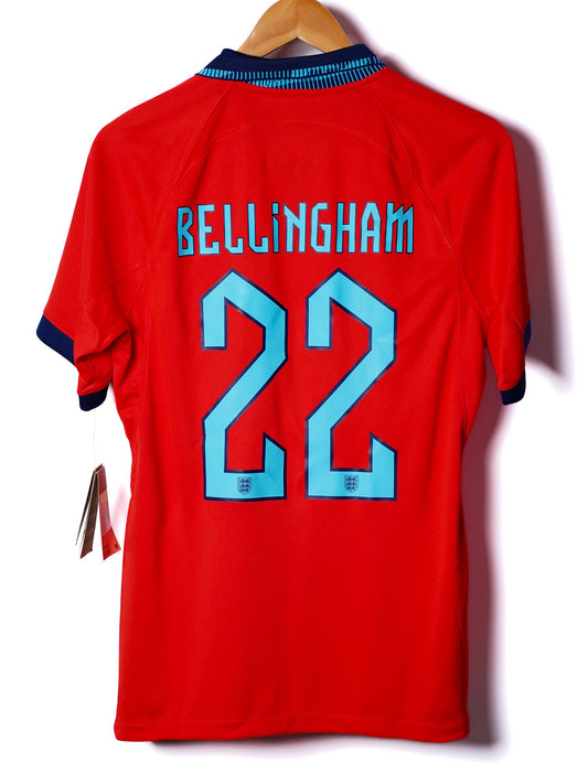 England Away Shirt 2022/23 BNWT Bellingham #22 (S)