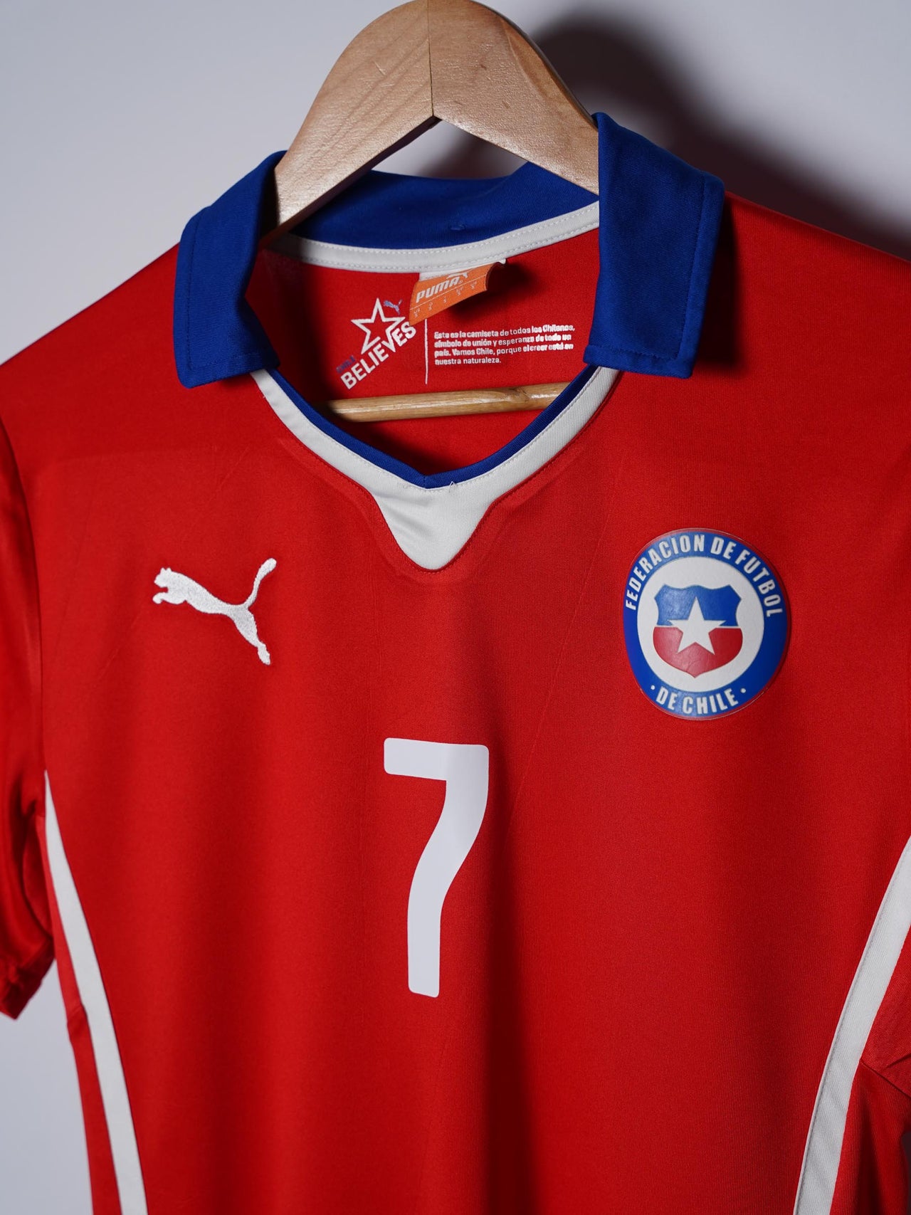 Chile Home Shirt 2014/15 Alexis #7 (S)