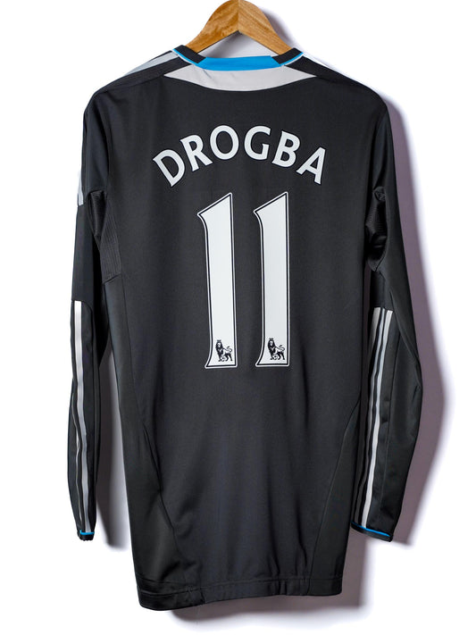 Chelsea Away Shirt 2011/12 L/S Player Issue Drogba #11 (XL)