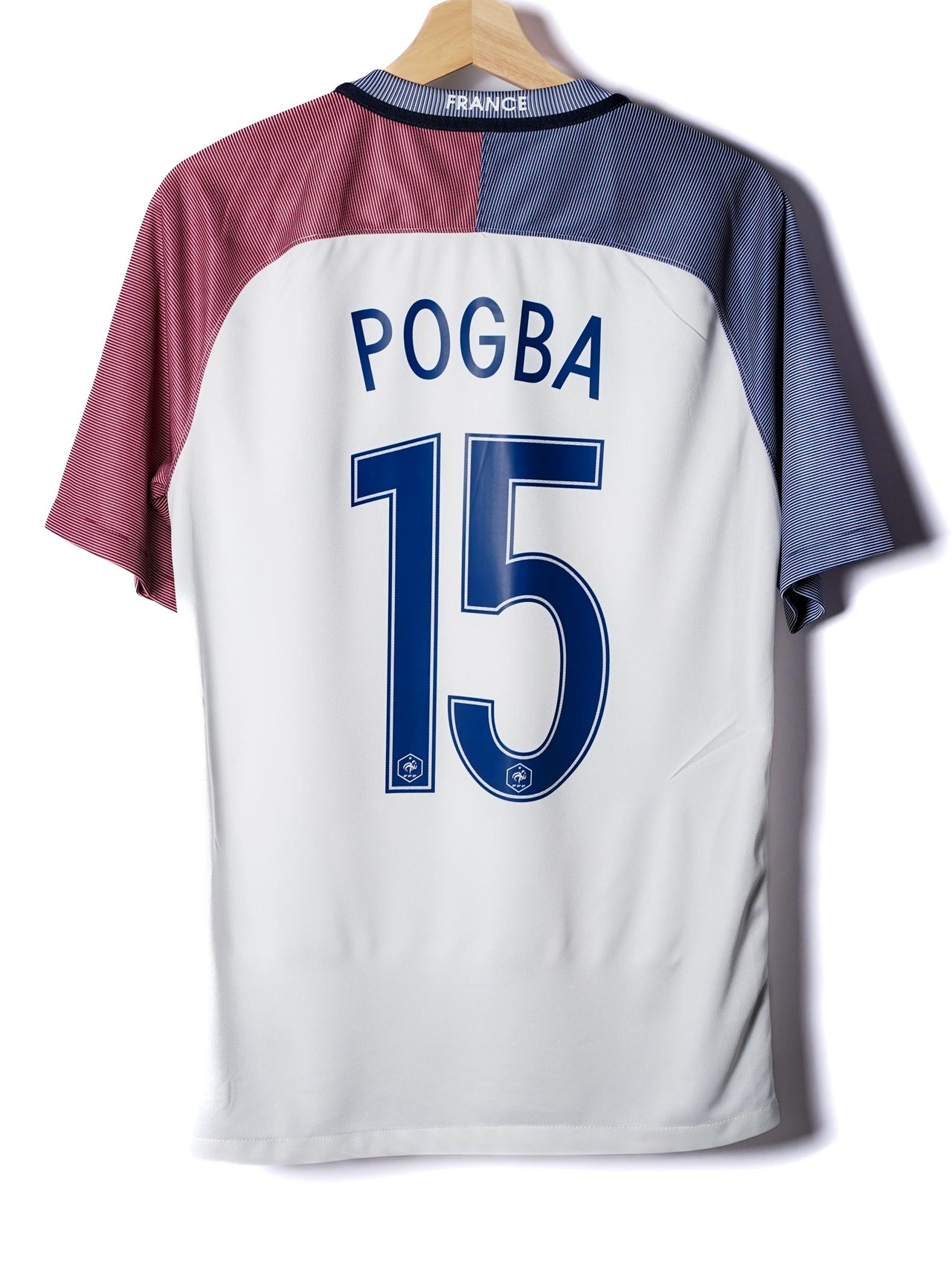 France Away Shirt 2016/17 Pogba #15 (M)