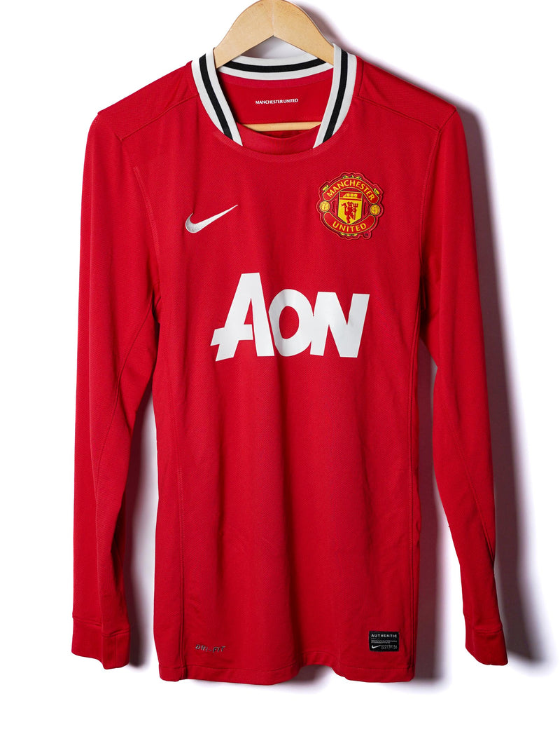 Manchester United Home Shirt 2011/12 L/S Rooney #10 (S)