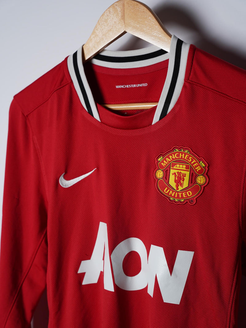 Manchester United Home Shirt 2011/12 L/S Rooney #10 (S)