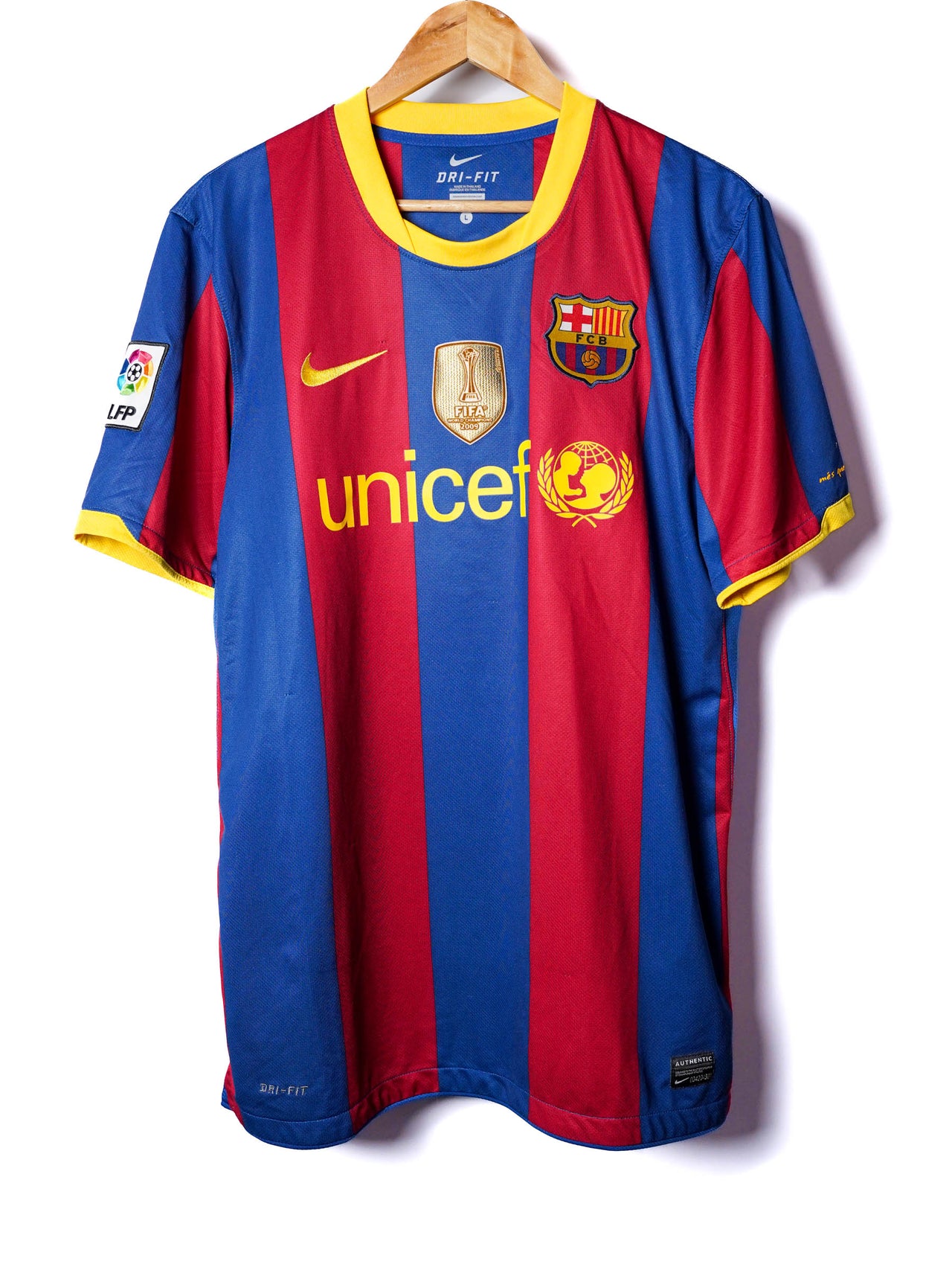 FC Barcelona Home Shirt 2010/11 David Villa #7 (L)