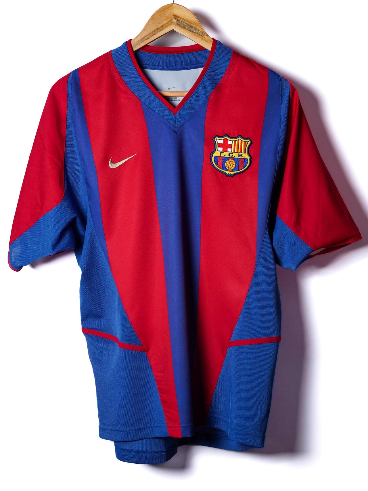 FC Barcelona Home Shirt 2002/3 Kluivert #9 (S)