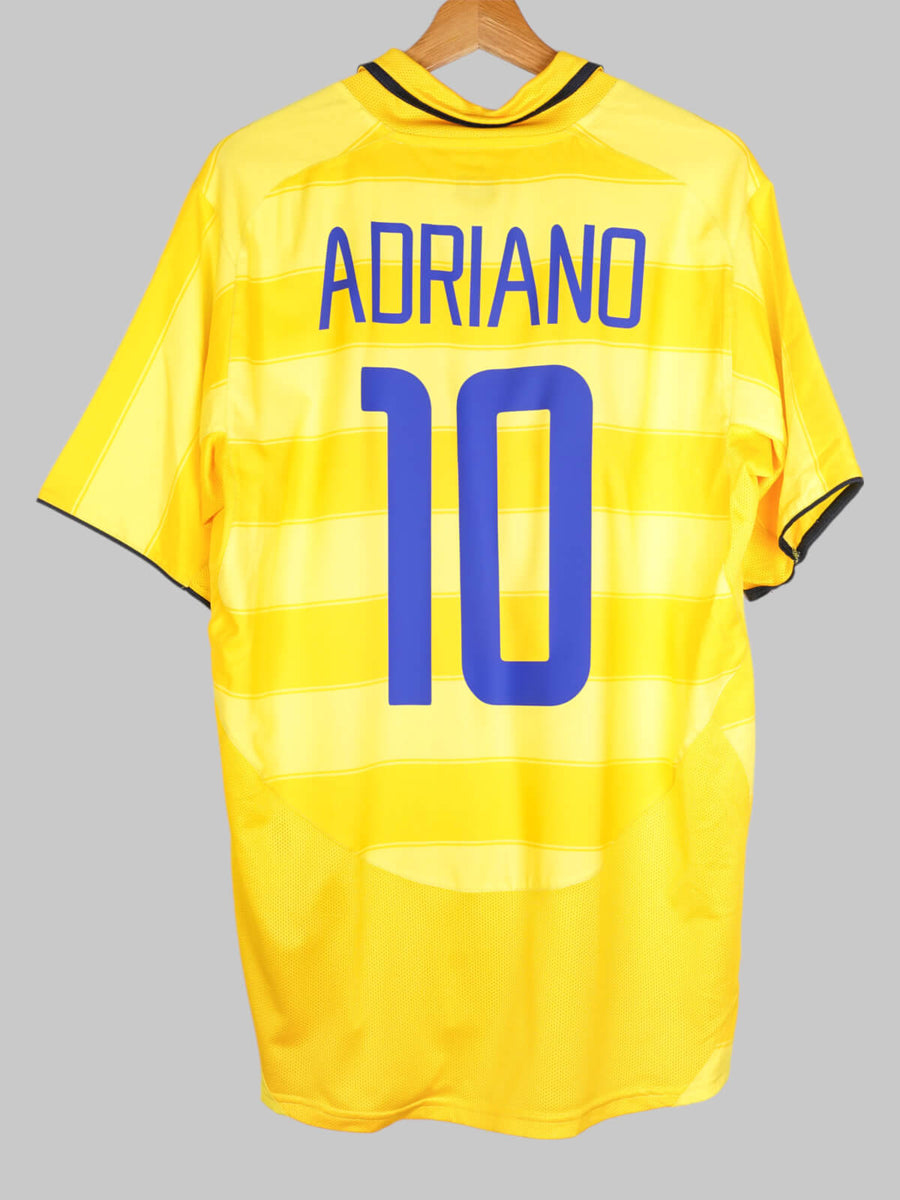 2003/04 Inter Adriano #10 Away Shirt (L)
