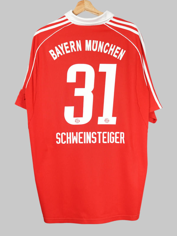 2006/07 Bayern Munich Schweinsteiger #31 Home Shirt (XL) Adidas