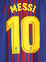 2017/18 Barcelona Messi #10 Home Shirt (L)
