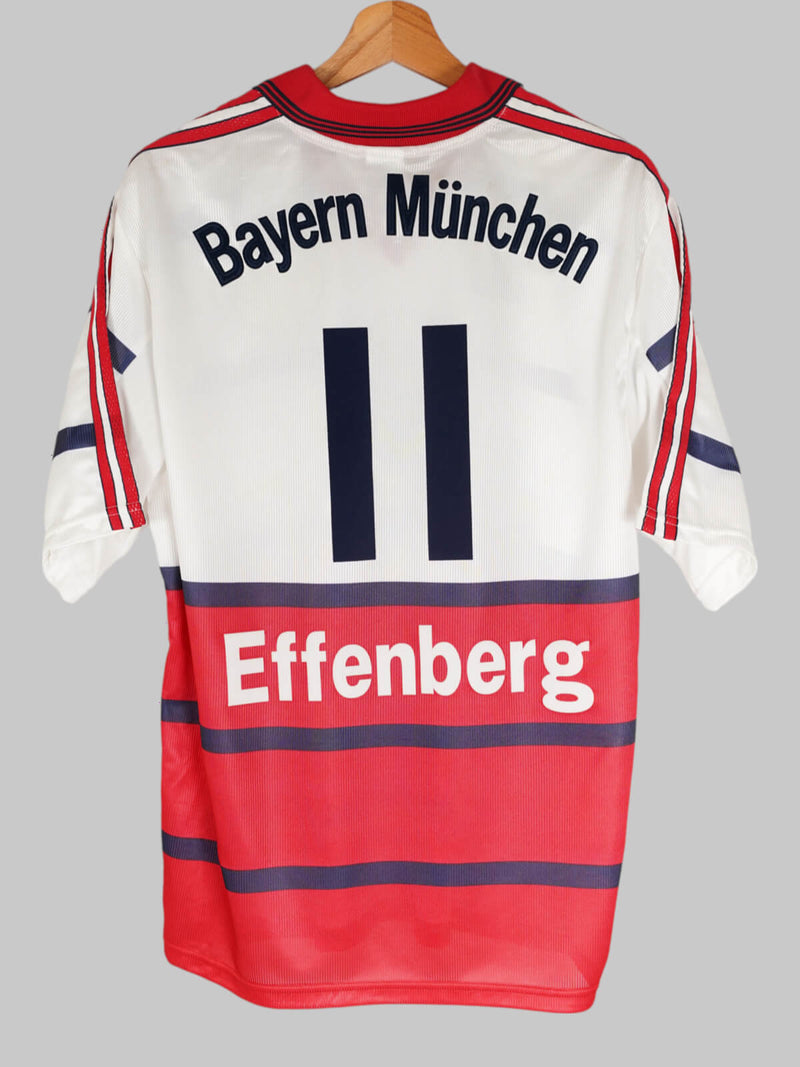 1998-00 Bayern Munich Effenberg #11 Away Shirt (M)