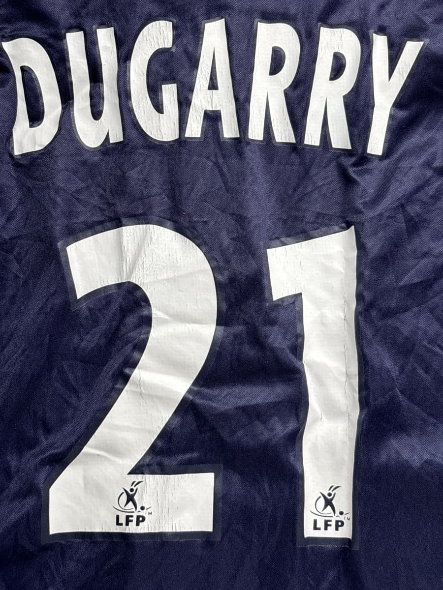 2001/03 FC Girondins Bordeaux Dugarry #21 Signed Home shirt (XL)