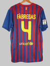 2011/12 Barcelona Fabregas #4 Heimtrikot (L) Nike