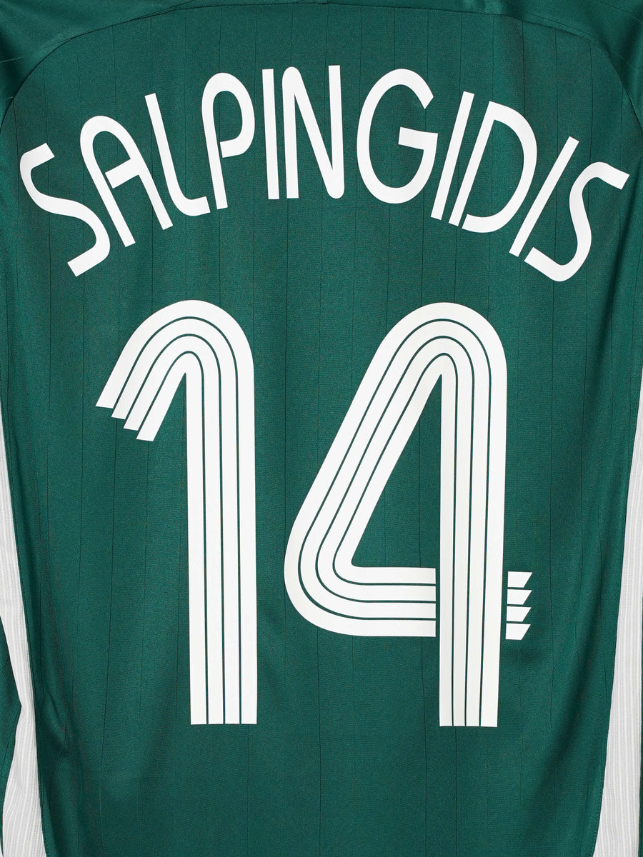 2006/07 Panathinaikos Salpingidis #14 Home Shirt (M)