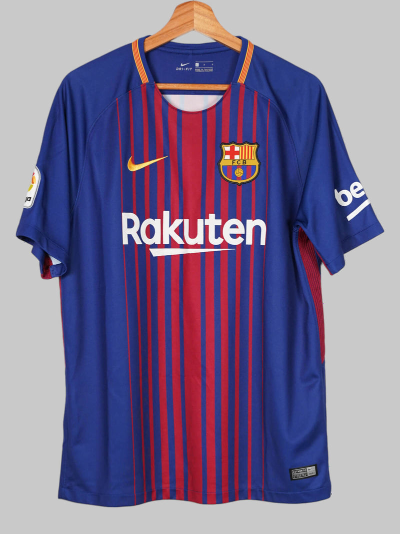 2017/18 Barcelona Messi #10 Home Shirt (L)